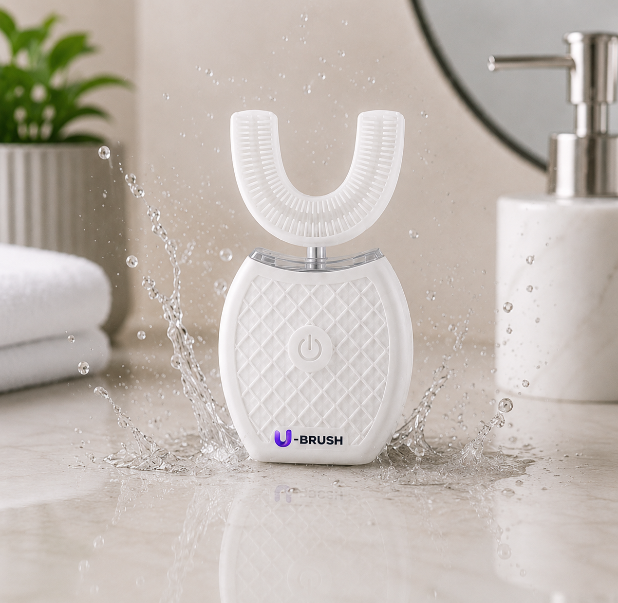 U-Brush™ – Szczoteczka Soniczna 360° do Mycia Zębów